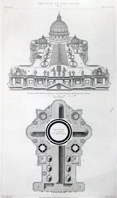 Plan of the Roof of St. Peter